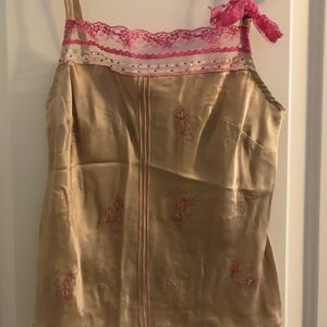 Satin camisole throwback to early 2000’s